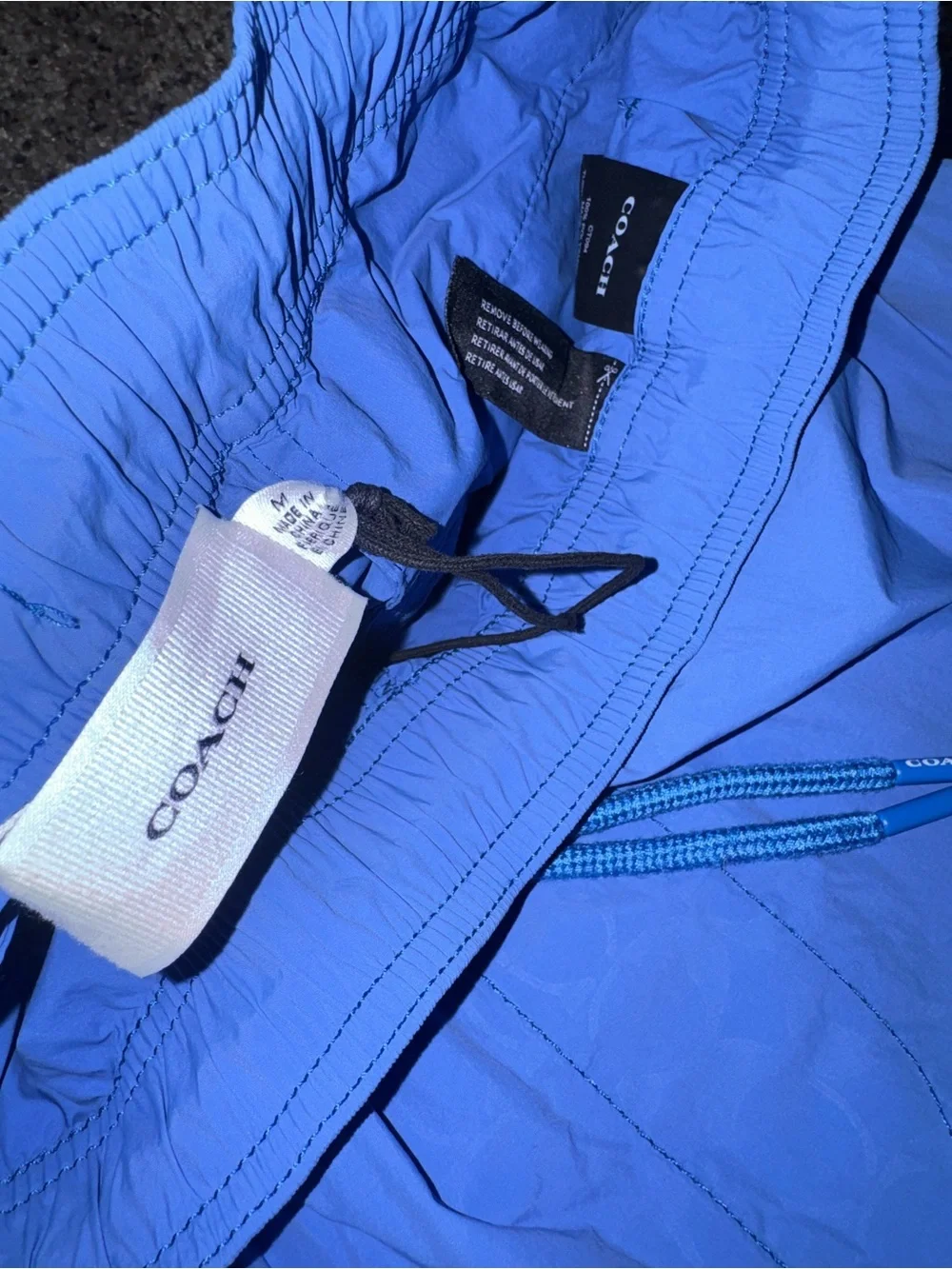 Coach Bright Blue Shorts - Picture 6 of 6